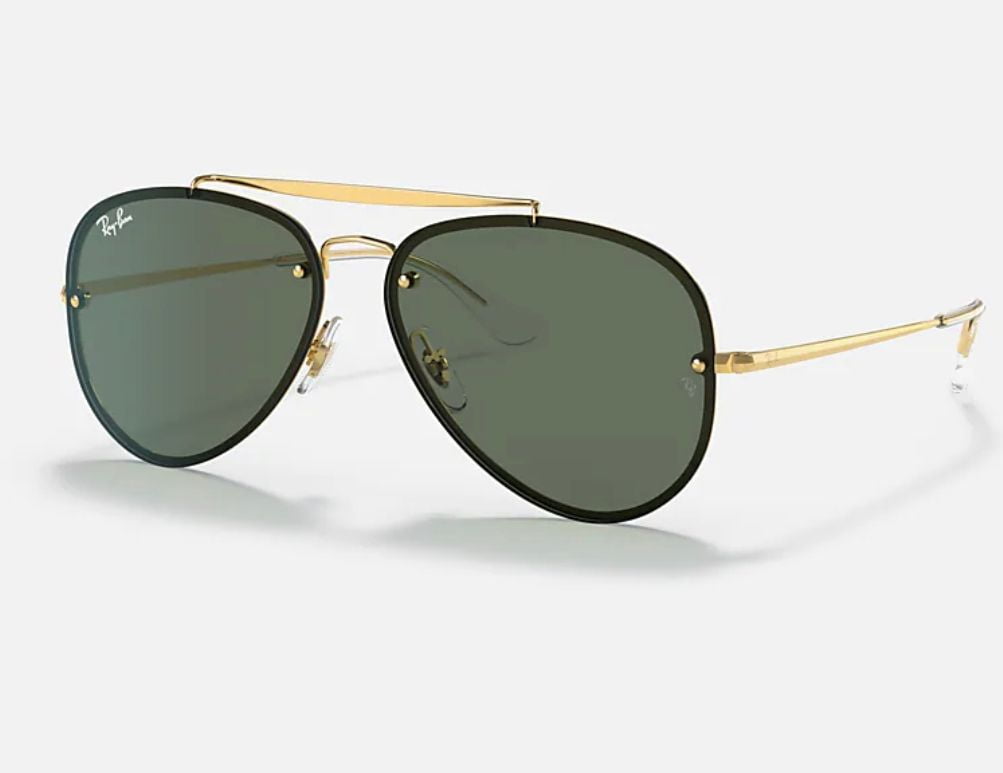 BLAZE AVIADOR RB3584 - DOURADO COM VERDE