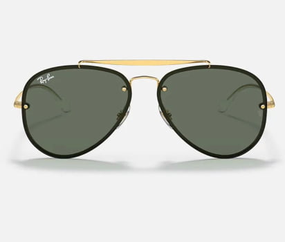 BLAZE AVIADOR RB3584 - DOURADO COM VERDE