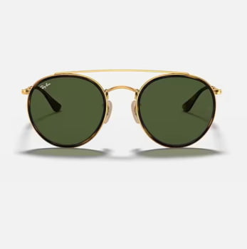 DOUBLE BRIDGE RB3647 - DOURADO COM LENTE VERDE